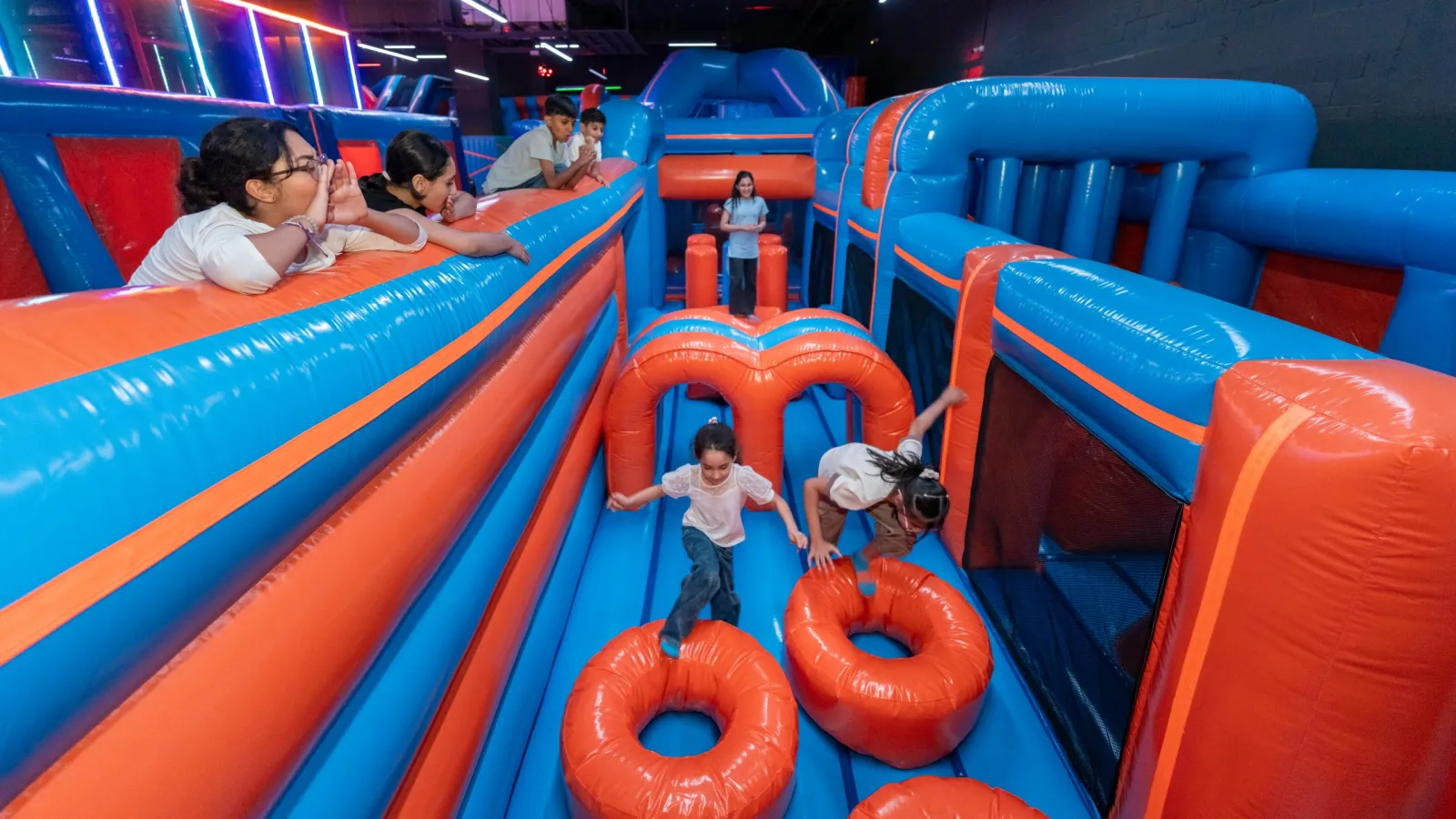 Inflatables zone at Al Araimi Boulevard