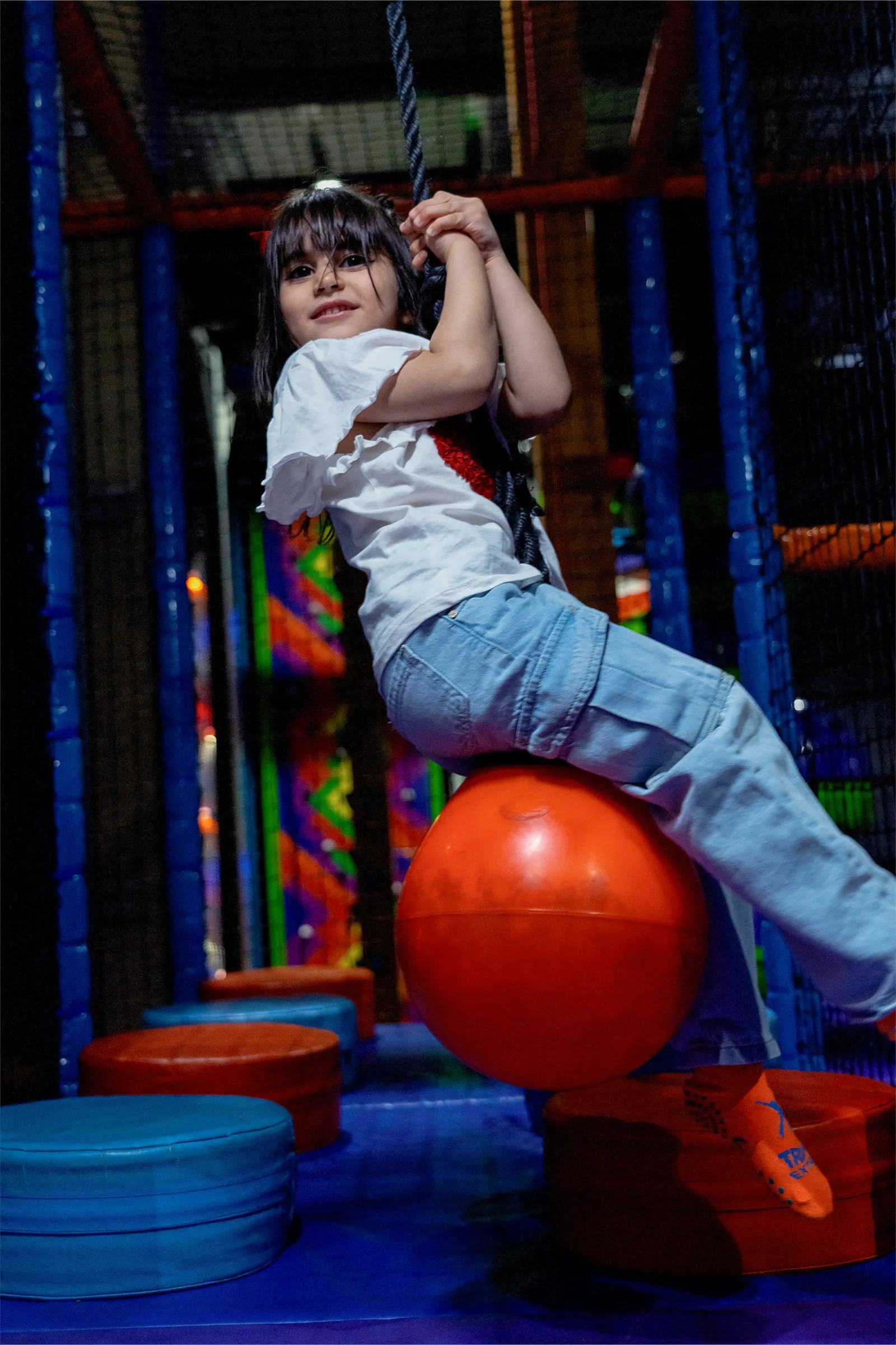 Soft Play wrecking ball activity