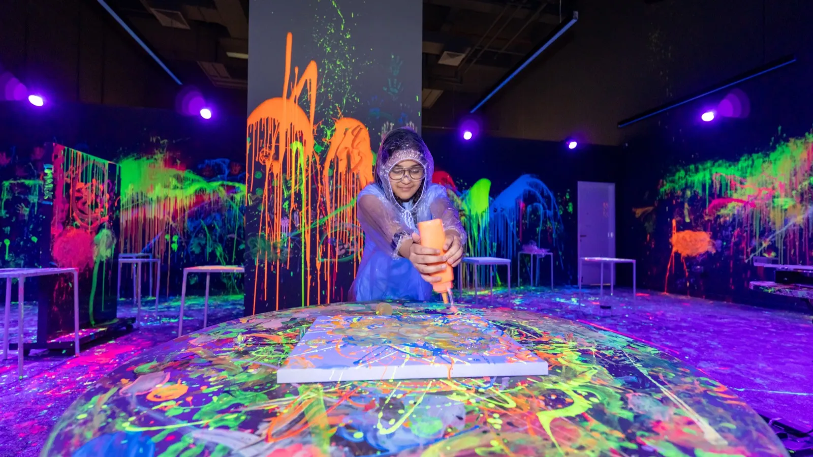 Colorful art experience at The Paint Corner