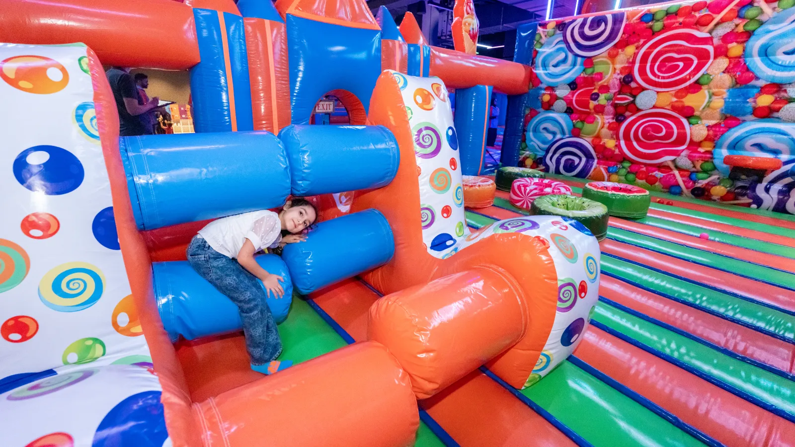 Toddler Zone play area at Trampo Oman